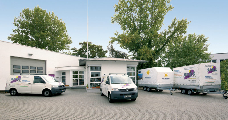 Betriebshof von Gries Malerbetrieb in Darmstadt